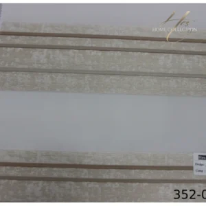 پرده زبرا کرم کد 352-01