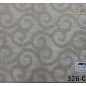 پرده دو مکانیزم طرح گل کد 326-01