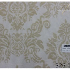پرده دو مکانیزم طرح گل کد 326-02