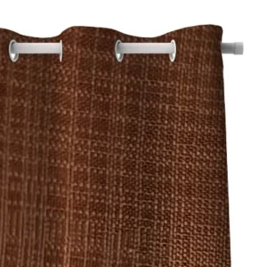 پرده حریر نازلی قهوه ای کد 7036