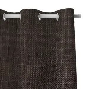 پرده حریر نازلی قهوه ای کد 7037