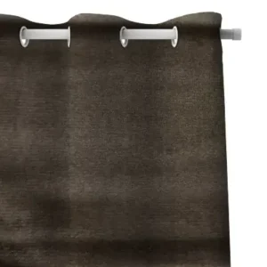 پرده مخمل قهوه ای کد 09