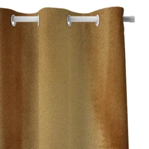 پرده مخمل کالیفرنیا خردلی کد 0103