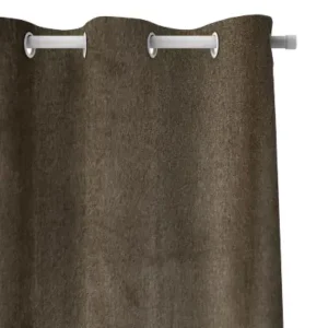 پرده مخمل نسکافه ای کرم کد 092