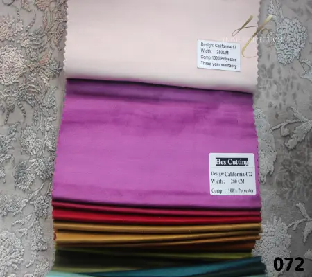 پرده مخمل کالیفرنیا بنفش کد ۰۷۲