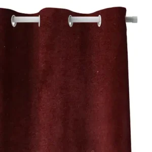 پرده مخمل کالیفرنیا قرمز کد 011