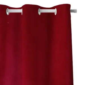 پرده مخمل کالیفرنیا قرمز کد 012