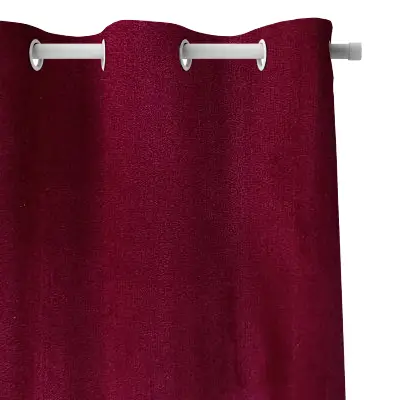 پرده مخمل کالیفرنیا قرمز کد 052