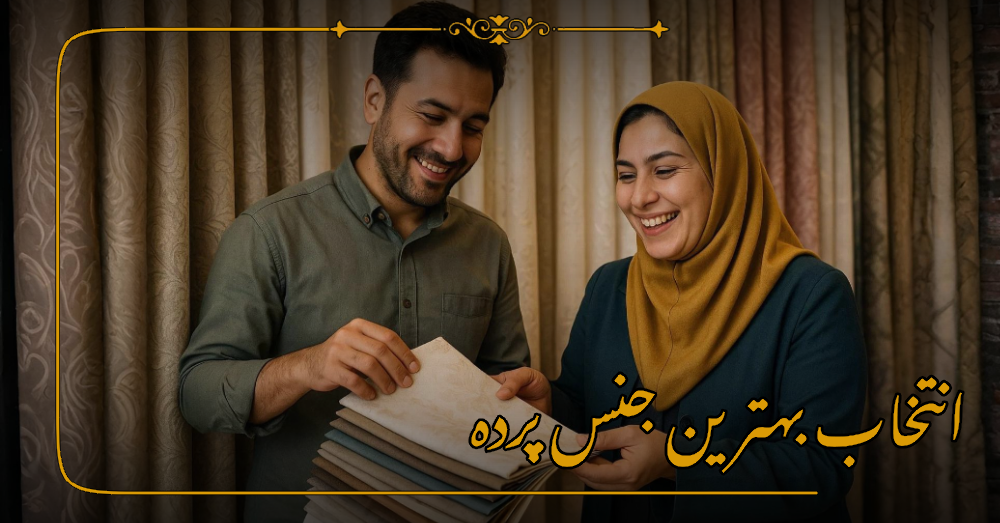 انتخاب بهترین جنس پرده