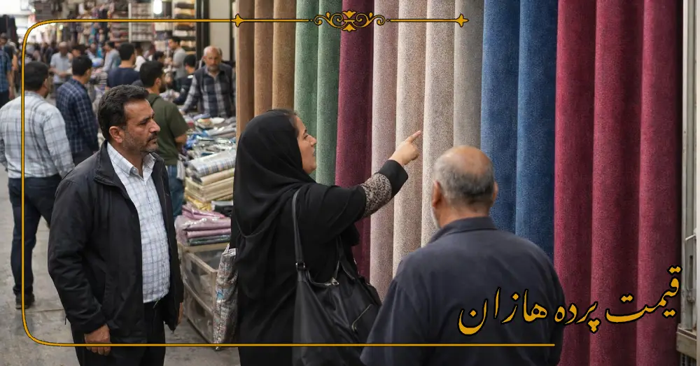 قیمت پرده هازان