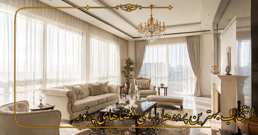 انتخاب بهترین پرده ها برای فضاهای پرنور