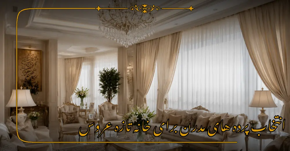 انتخاب پرده های مدرن برای خانه تازه عروس