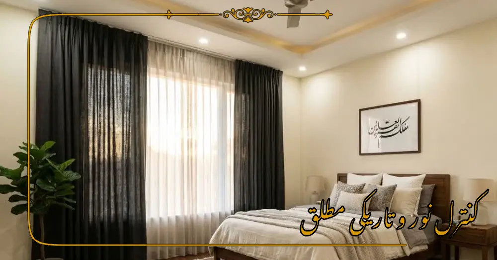 کنترل نور و تاریکی مطلق
